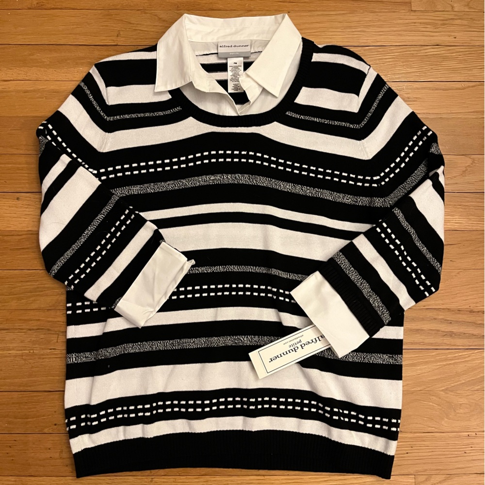 Alfred Dunner Women’s Top - Size Petite Medium. NWT
